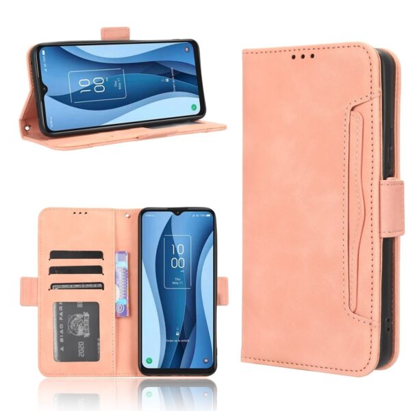Tel1 TCL 50 NXTpaper 5G / 50 PRO NXTpaper 5G Card Slots Θήκη Βιβλίο - Pink