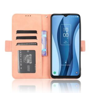 Tel1 TCL 50 NXTpaper 5G / 50 PRO NXTpaper 5G Card Slots Θήκη Βιβλίο - Pink