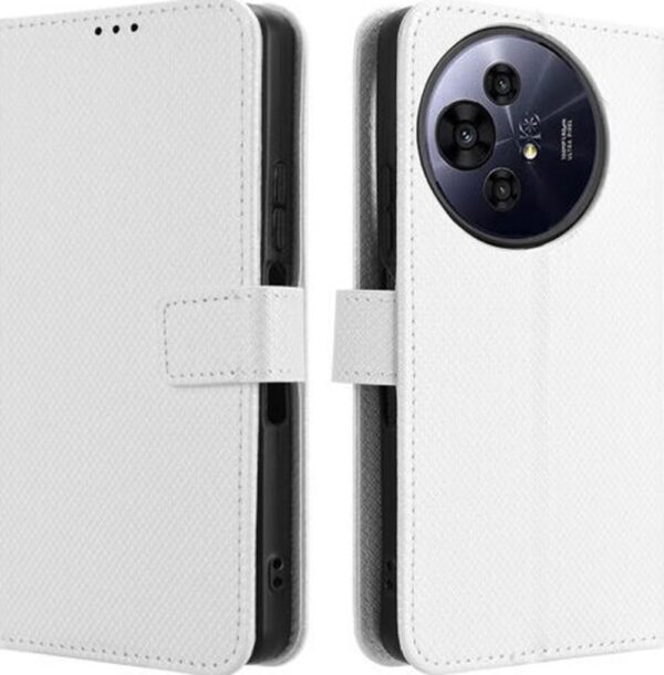 Tel1 TCL 50 NXTpaper 5G/ 50 Pro NXTpaper 5G Diamond Texture Θήκη Βιβλίο - White