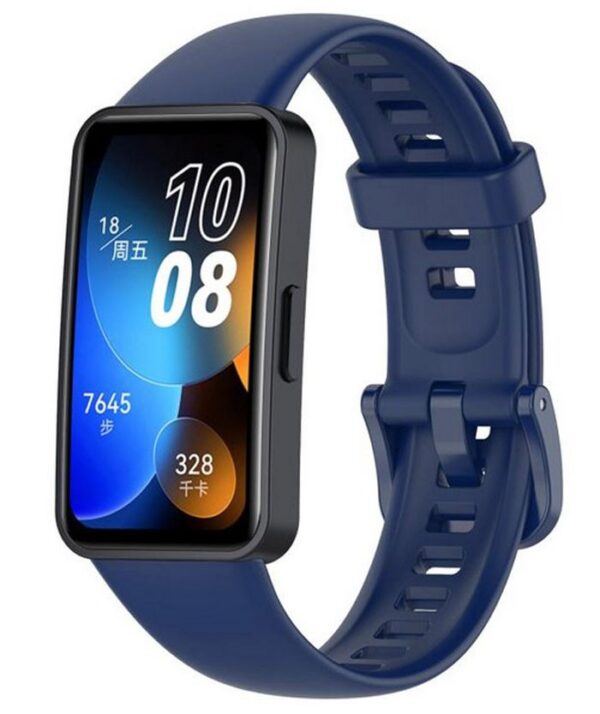 Λουράκι Huawei Band 10 / 9 / 8 Silicone Solid Color - Blue