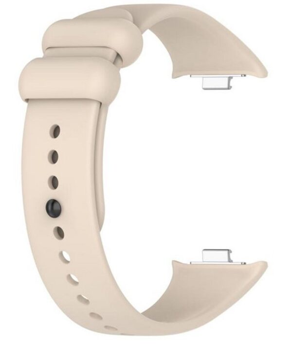 Λουράκι Xiaomi Smart Band 9 Pro / 8 Pro / Redmi Watch 5 / 4 Silicone Solid Color - Starlight