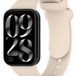 Λουράκι Xiaomi Smart Band 9 Pro / 8 Pro / Redmi Watch 5 / 4 Silicone Solid Color - Starlight