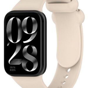 Λουράκι Xiaomi Smart Band 9 Pro / 8 Pro / Redmi Watch 5 / 4 Silicone Solid Color - Starlight