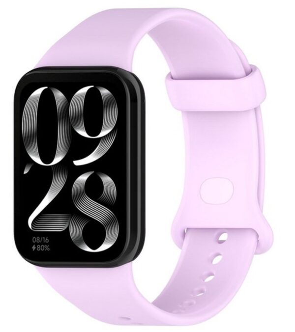 Λουράκι Xiaomi Smart Band 9 Pro / 8 Pro Silicone Solid Color - Lilac