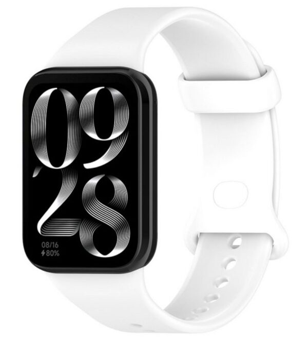 Λουράκι Xiaomi Smart Band 9 Pro / 8 Pro Silicone Solid Color - White