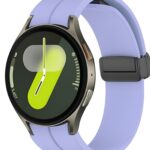 Λουράκι Samsung Galaxy Watch FE / 7 / 6 / 5 / 4 Silicone Solid Color - Light Purple