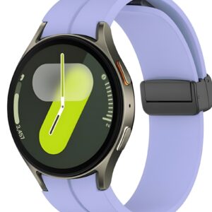 Λουράκι Samsung Galaxy Watch FE / 7 / 6 / 5 / 4 Silicone Solid Color - Light Purple