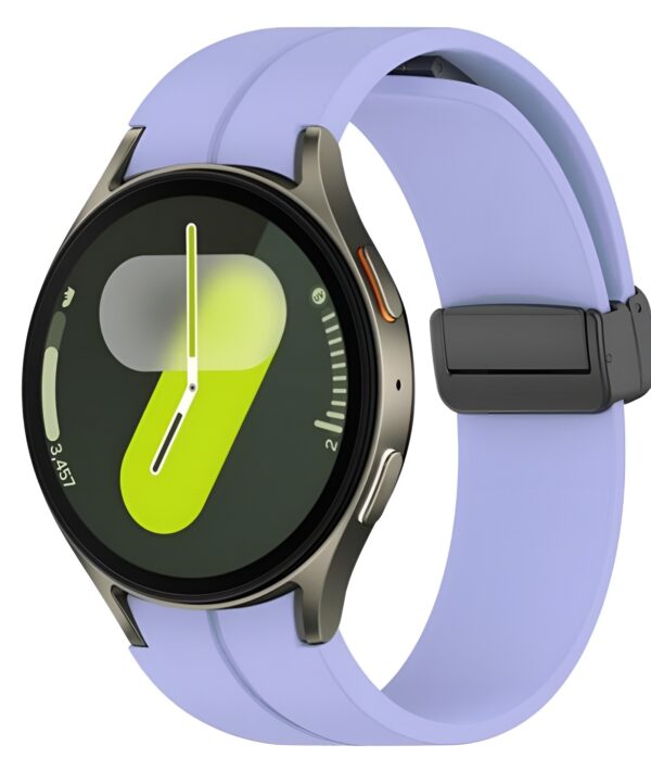 Λουράκι Samsung Galaxy Watch FE / 7 / 6 / 5 / 4 Silicone Solid Color - Light Purple