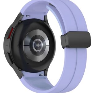 Λουράκι Samsung Galaxy Watch FE / 7 / 6 / 5 / 4 Silicone Solid Color - Light Purple