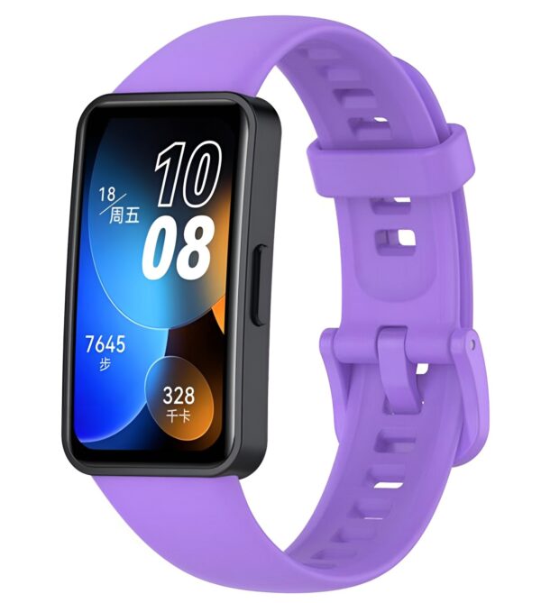 Λουράκι Huawei Band 10 / 9 / 8 Silicone Solid Color - Purple