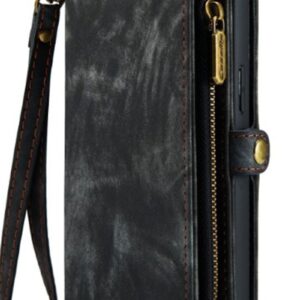 CaseMe 008 iPhone 15 Pro Max Detachable Multifunctional Θήκη Βιβλίο - Black