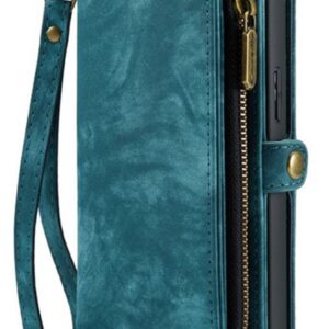 CaseMe 008 iPhone 15 Pro Max Detachable Multifunctional Θήκη Βιβλίο - Blue