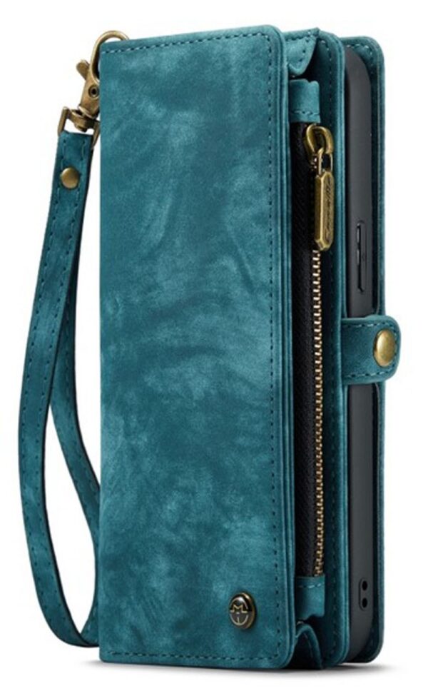 CaseMe 008 iPhone 15 Pro Max Detachable Multifunctional Θήκη Βιβλίο - Blue