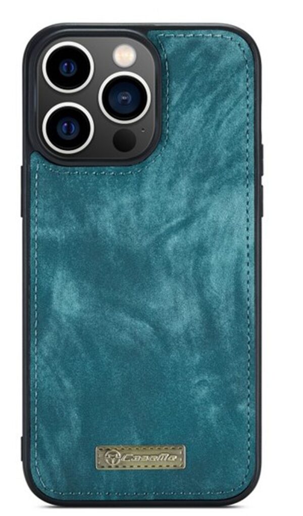 CaseMe 008 iPhone 15 Pro Max Detachable Multifunctional Θήκη Βιβλίο - Blue