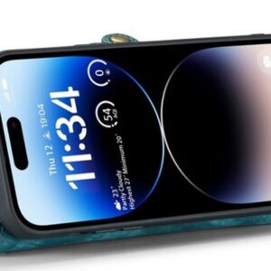 CaseMe 008 iPhone 15 Pro Max Detachable Multifunctional Θήκη Βιβλίο - Blue