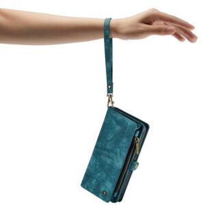 CaseMe 008 iPhone 15 Pro Max Detachable Multifunctional Θήκη Βιβλίο - Blue