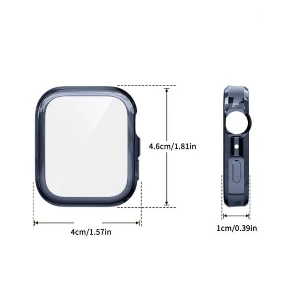 Huawei Watch Fit 4 Screen Protector + Electroplated TPU Soft Case Black