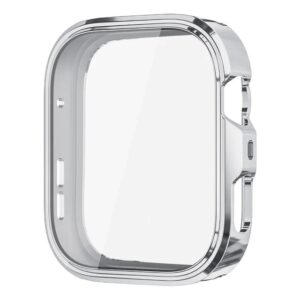 Huawei Watch Fit 4 Pro Screen Protector + Electroplated TPU Soft Case Silver