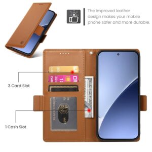 Tel1 Xiaomi Redmi A5 / Poco C71 Essential Magnet Θήκη Βιβλίο - Brown