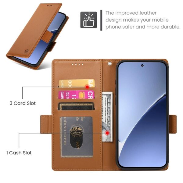 Tel1 Xiaomi Redmi A5 / Poco C71 Essential Magnet Θήκη Βιβλίο - Brown