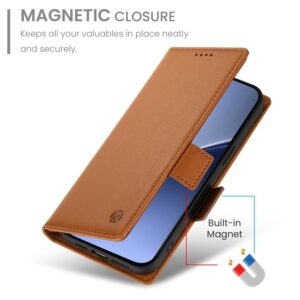 Tel1 Xiaomi Redmi A5 / Poco C71 Essential Magnet Θήκη Βιβλίο - Brown