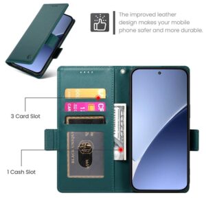 Tel1 Xiaomi Redmi A5 / Poco C71 Essential Magnet Θήκη Βιβλίο - Dark Green