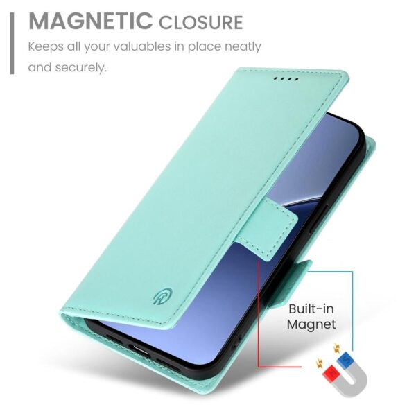 Tel1 Xiaomi Redmi A5 / Poco C71 Essential Magnet Θήκη Βιβλίο - Green