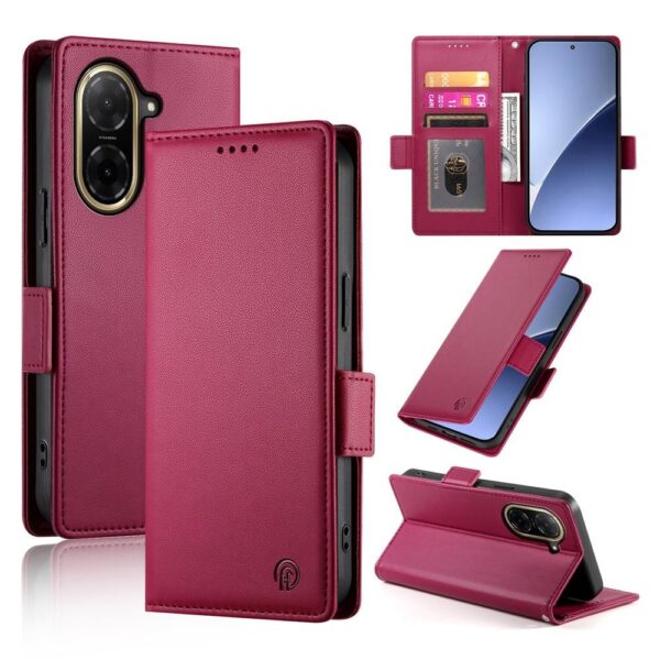 Tel1 Xiaomi Redmi A5 / Poco C71 Essential Magnet Θήκη Βιβλίο - Dark Pink