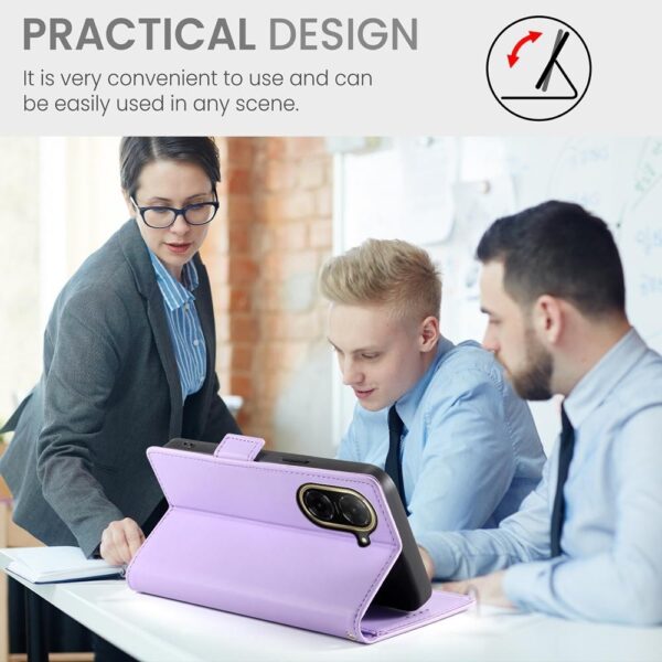 Tel1 Xiaomi Redmi A5 / Poco C71 Essential Magnet Θήκη Βιβλίο - Purple