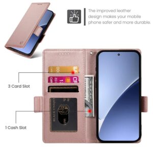 Tel1 Xiaomi Redmi A5 / Poco C71 Essential Magnet Θήκη Βιβλίο - Rose Gold