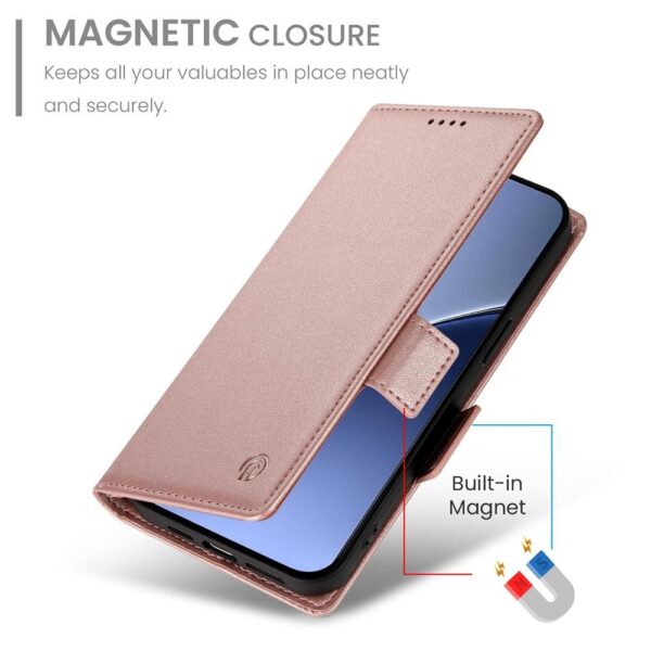 Tel1 Xiaomi Redmi A5 / Poco C71 Essential Magnet Θήκη Βιβλίο - Rose Gold