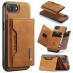 DG.MING M2 Series iPhone 16e 3-Fold Wallet Card Θήκη Δερματίνης - Brown