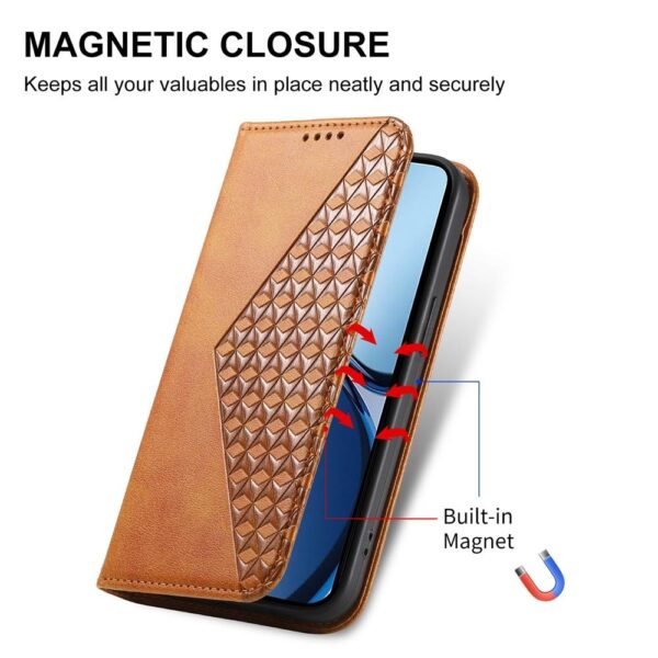 Tel1 Xiaomi Redmi A5 Magnet Triangle Θήκη Βιβλίο - Brown