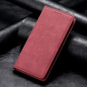 Tel1 Xiaomi Redmi A5 Magnet Horizontal Θήκη Βιβλίο - Dark Red