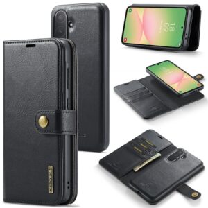 DG.MING Samsung Galaxy A56 5G 2-in-1 Detachable Wallet Θήκη Βιβλίο Δερματίνης - Black