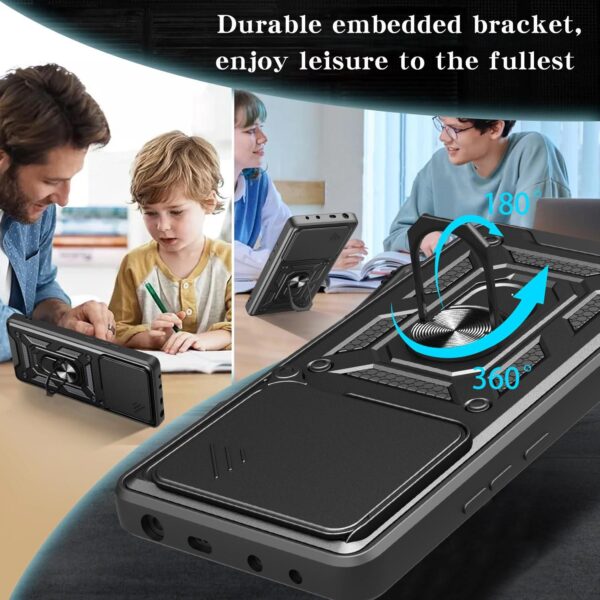 Forcell Xiaomi Poco M7 Pro 5G Camshield Protect Θήκη Σκληρή - Red