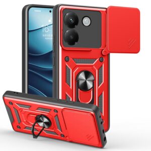 Forcell Xiaomi Poco M7 Pro 5G Camshield Protect Θήκη Σκληρή - Red