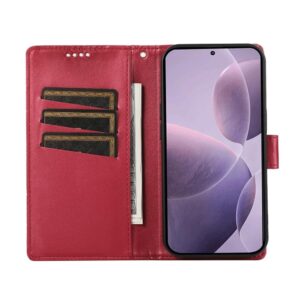 Tel1 Xiaomi Redmi A5 Magnet Book Θήκη Βιβλίο - Red