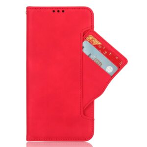 Tel1 TCL 50 NXTpaper 5G/ 50 Pro NXTpaper 5G Magnet Wallet Θήκη Βιβλίο - Red