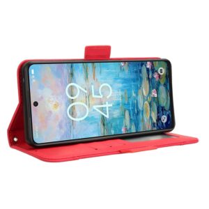 Tel1 TCL 50 NXTpaper 5G/ 50 Pro NXTpaper 5G Magnet Wallet Θήκη Βιβλίο - Red