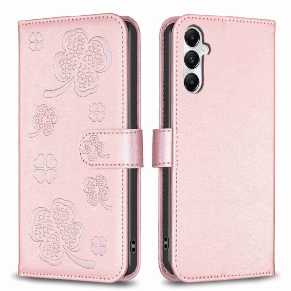 Tel1 Samsung A35 5G Flowers Book Θήκη Βιβλίο - Pink