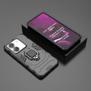 Forcell Xiaomi Poco M7 Pro 5G Ring Holder Θήκη Σκληρή - Black