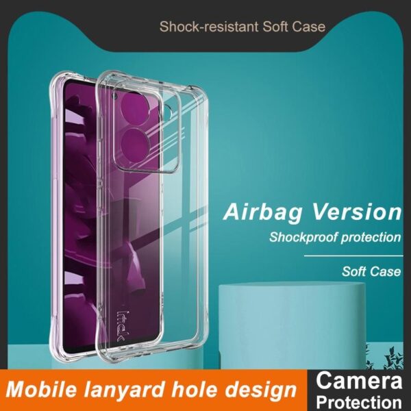 IMAK Xiaomi Redmi Poco M7 Pro Shield Clear Silicone Θήκη Σιλικόνης - Διάφανη