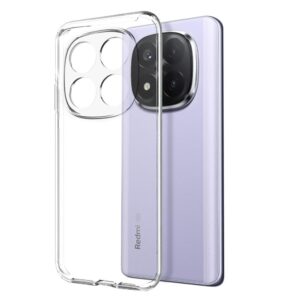 Forcell Xiaomi Redmi Note 14 Pro 4G Shockproof Clear Silicone 2mm Θήκη Σιλικόνης TPU - Διάφανη