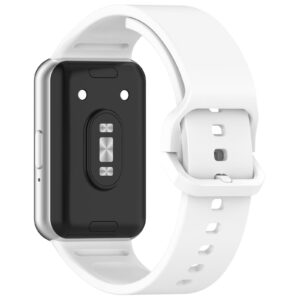 Λουράκι Samsung Galaxy Fit 3 Silicone Solid Color - White