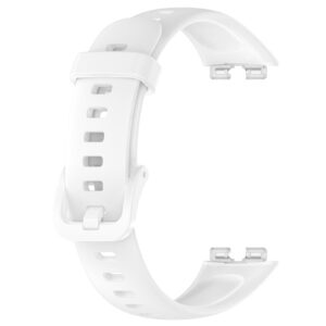 Λουράκι Huawei Band 10 / 9 / 8 Silicone Solid Color - White