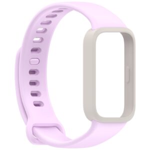 Λουράκι Xiaomi Redmi Band 3 / Smart Band 9 Active Silicone Solid Color - Lilac Grey