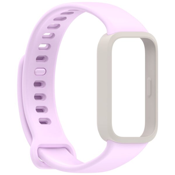 Λουράκι Xiaomi Redmi Band 3 / Smart Band 9 Active Silicone Solid Color - Lilac Grey