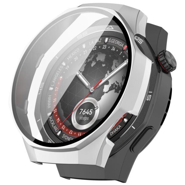 Huawei GT 5 Pro 46mm Screen Protector Θήκη με Τζαμάκι Προστασίας Silver