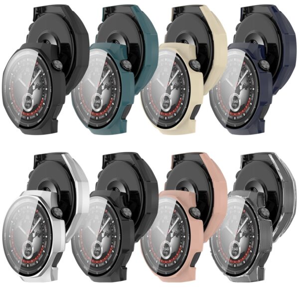 Huawei GT 5 Pro 46mm Screen Protector Θήκη με Τζαμάκι Προστασίας - Clear